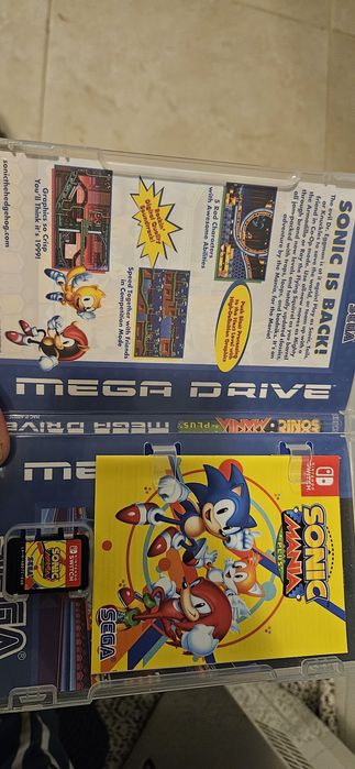 Jogo Sonic Mania Plus nintendo switch