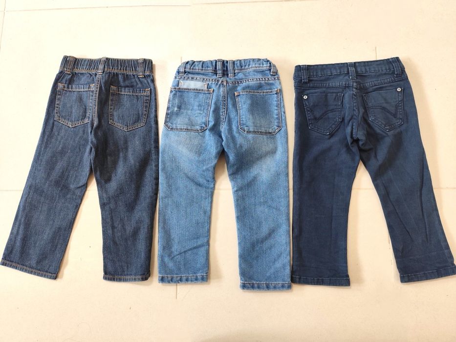 Lote de 3 Calças de Ganga para Rapaz (Regular Fit - 3 anos)