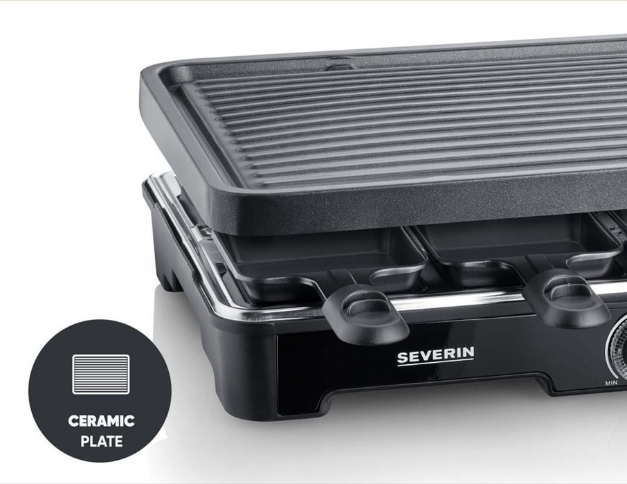 Раклет-гриль Severin RG 9670 (1400 Вт) на 8 осіб — Німеччина