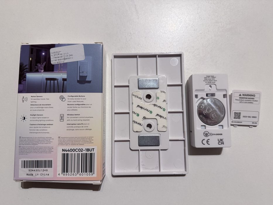 Nanoleaf Sense+ Smart Wireless Light Switch