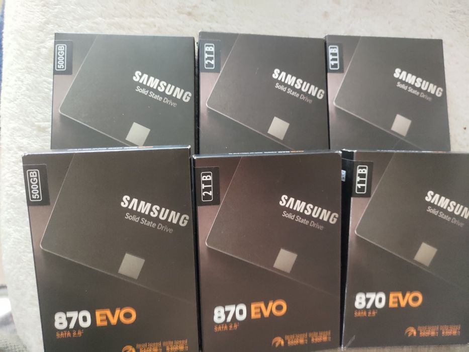 Ssd samsung evo 870 1Tb 2Tb 4Tb диски нові