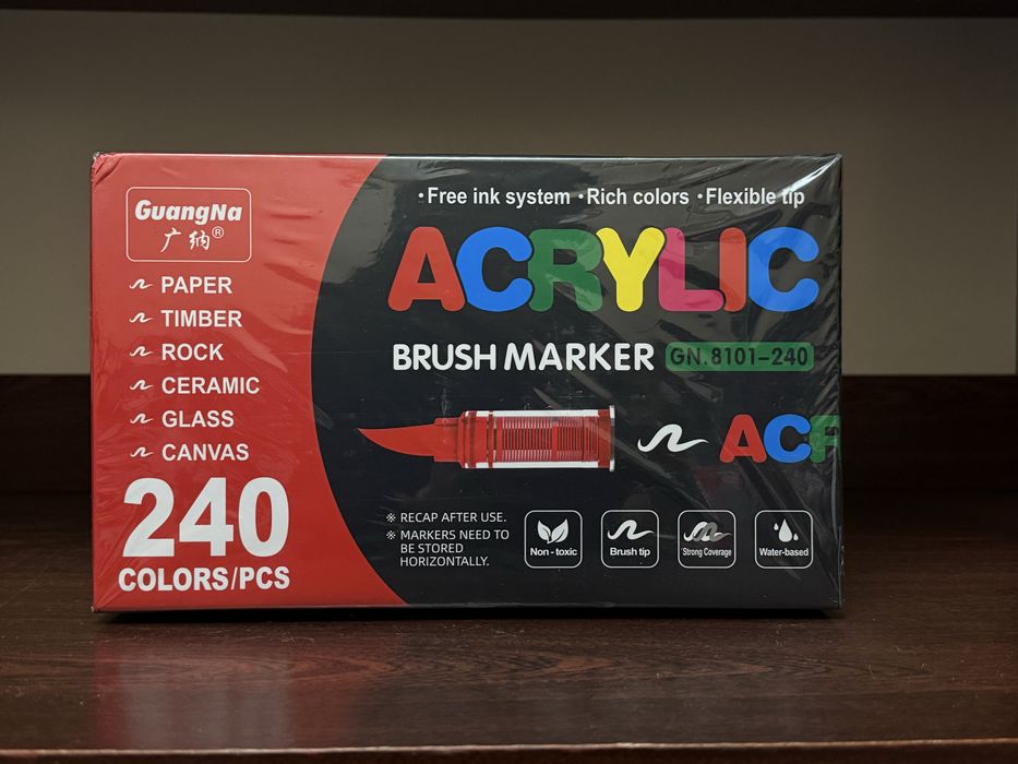 Акрилові маркери Guangna 240 нові запаковані