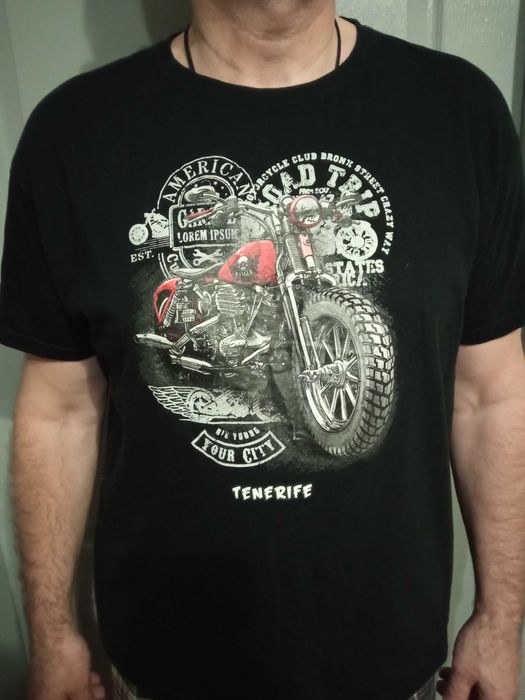 Футболка байкерская "JHK"(XL)