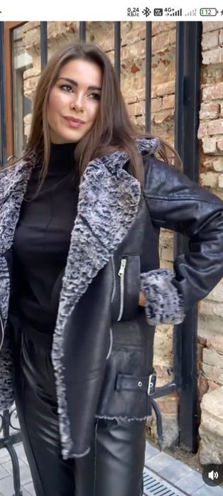 Дублянка з еко-шкіри (нова)56-58р.