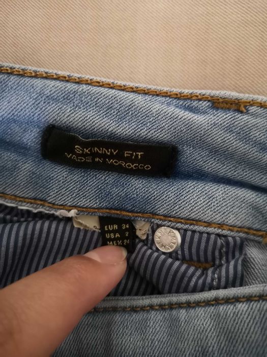 Calças de ganga skinny jeans Massimo Dutti, tamanho 34