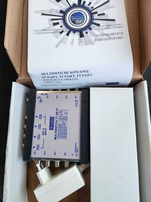 NOWY MULTISWITCH 5/8 telkom telmor tt 5/08 ft TT5/08FT astra hotbird