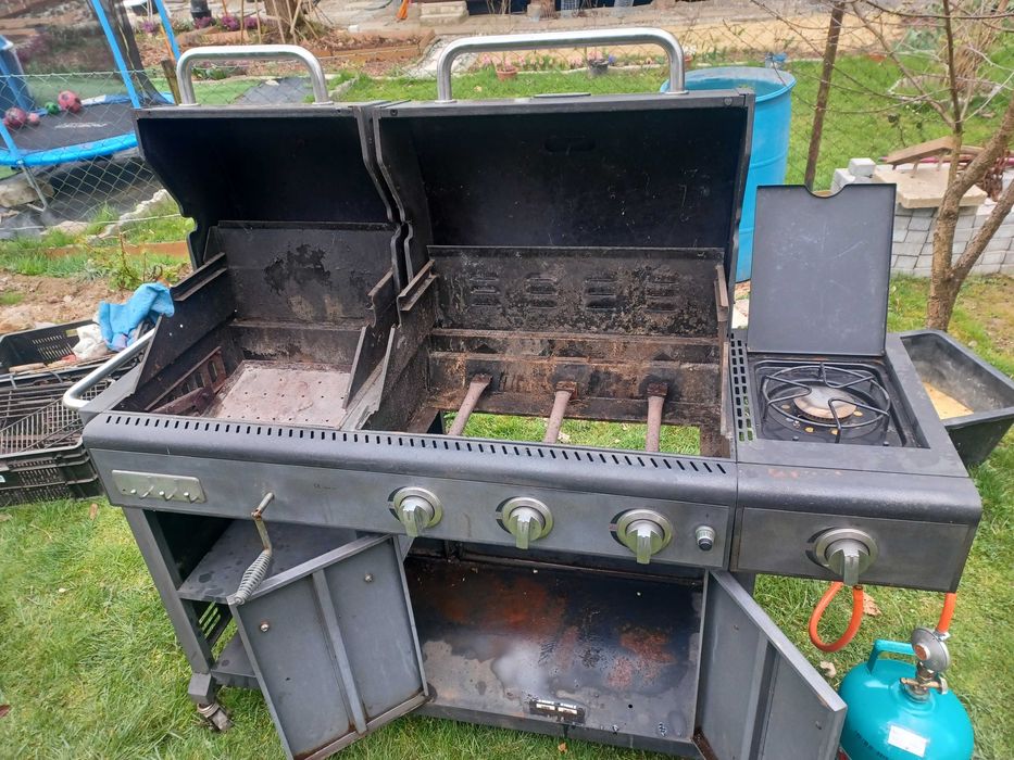 Grilla wegiel drewno plus gaz