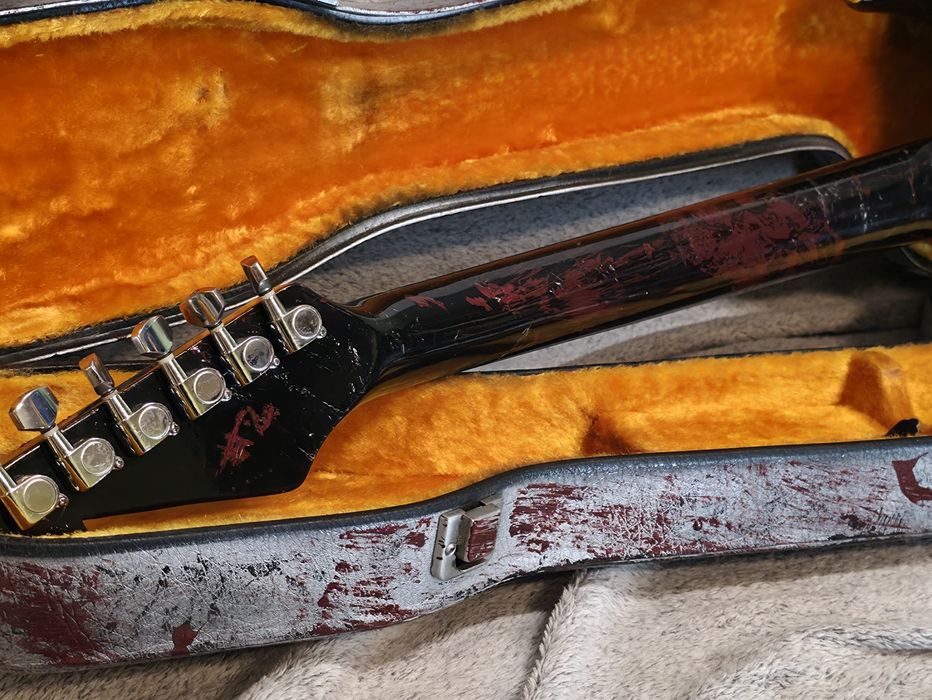 Gitara elektryczna stratocaster splatter blood