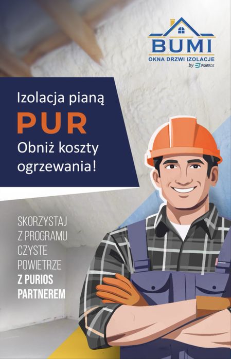 Ocieplenia Pianą PUR, Izolacje Natryskowe, Piana, Poddasza,Natrysk PUR