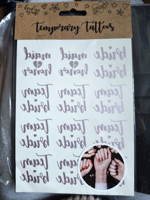 Tatuaże na panieński piękne różowe błyszczące