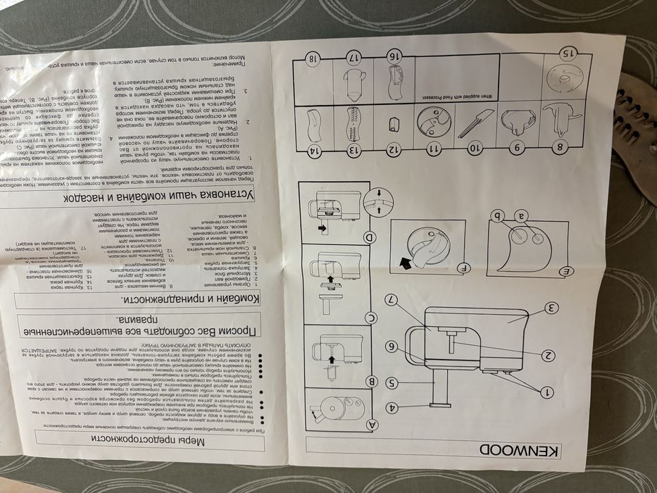 Кухонний комбайн Kenwood