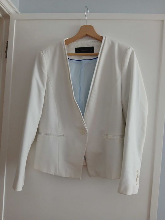Blazer branco Zara