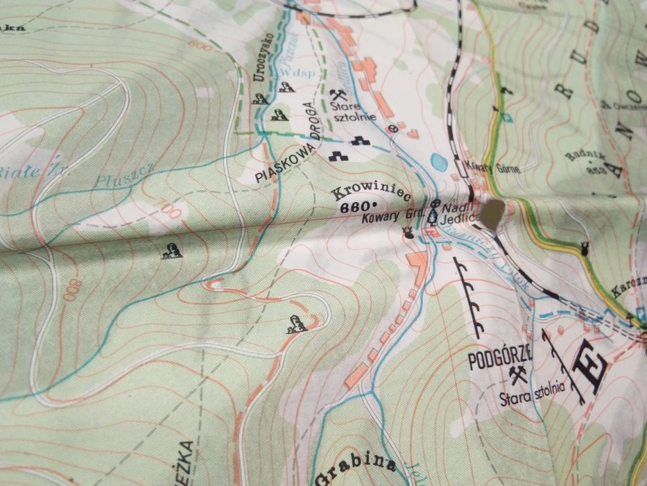 Mapa Karkonowski Park Narodowy