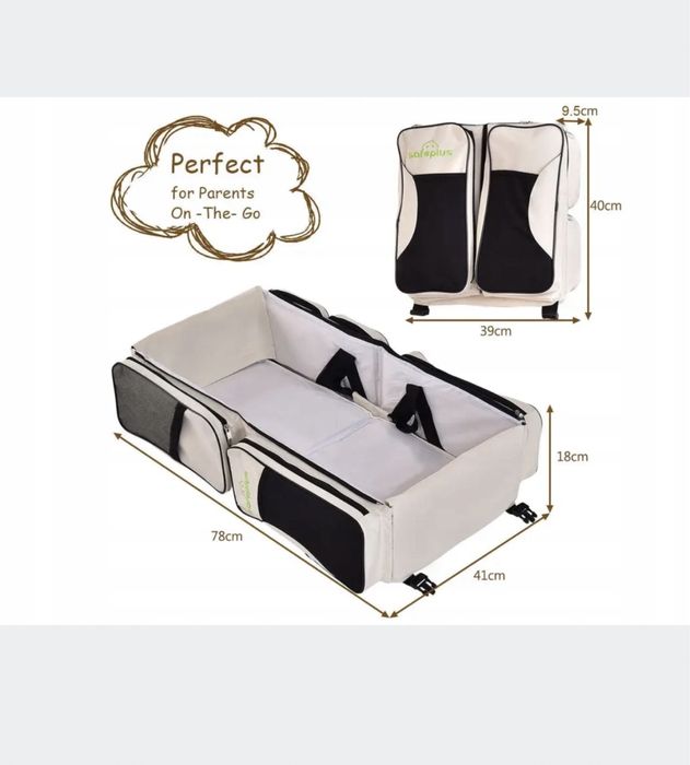 Przenośna torba podróżna dla dziecka 3 w 1 przewijak turystyczny