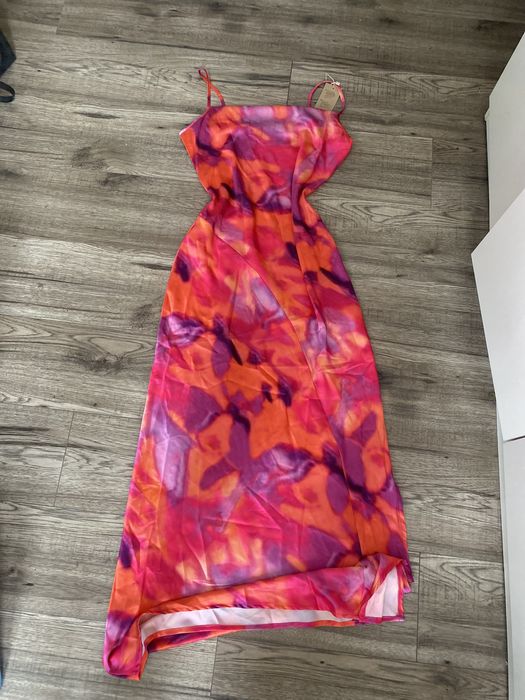Sukienka Maxi długa print I Saw It First S