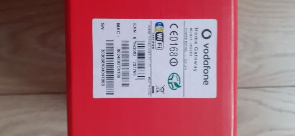 Ruter Vodafone Stadion Home Gateway HG553