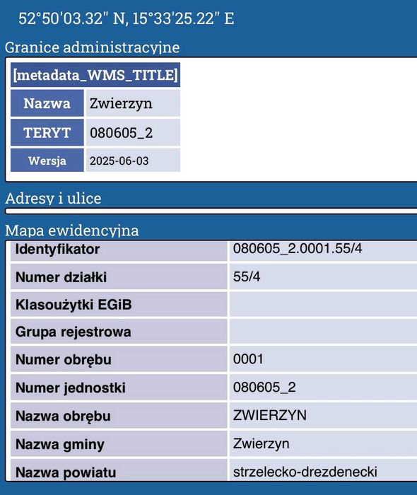Działka budowlana w Zwierzynie z wydanymi warunkami zabudowy - Widok 3