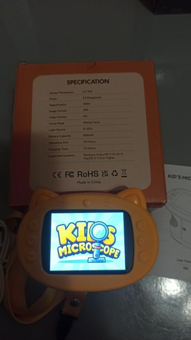 мікроскоп KIOS. 
Збільшення: 1000x