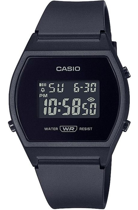 zegarek damski casio lw-204-1bdf czarny