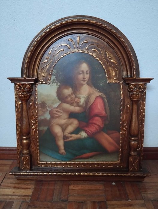 Retabulo em talha dourada