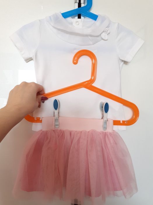 Zestaw bluzeczka spódniczka r 80