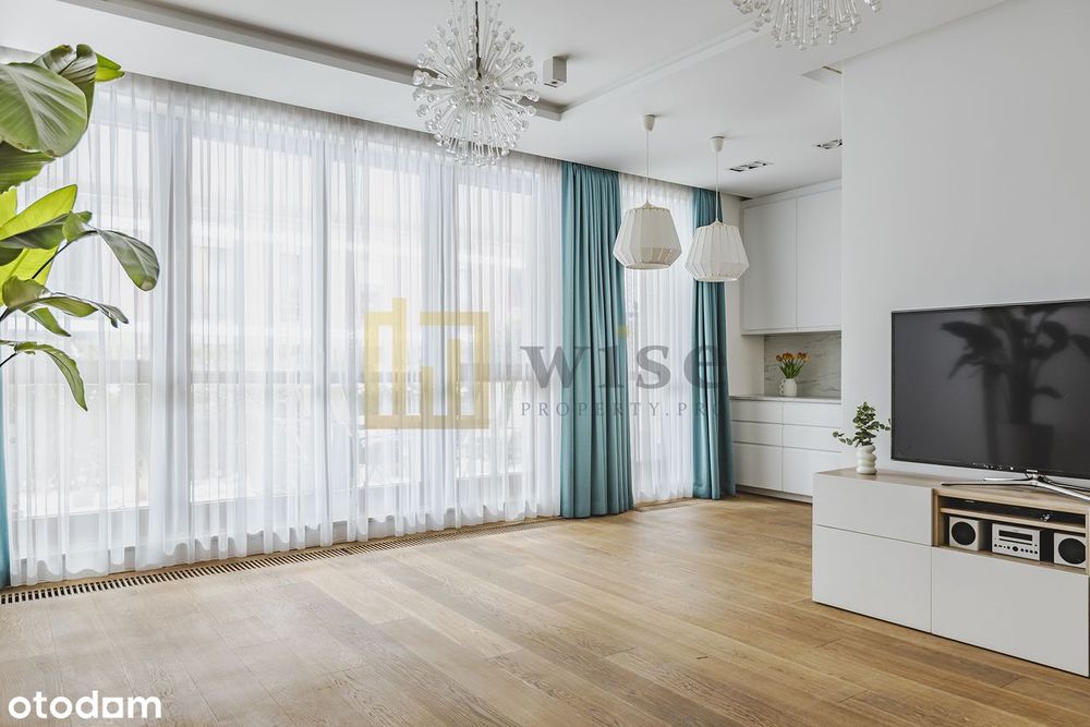 Luksusowe mieszkanie 114,28 m2, 2 ogródki, Wilanów