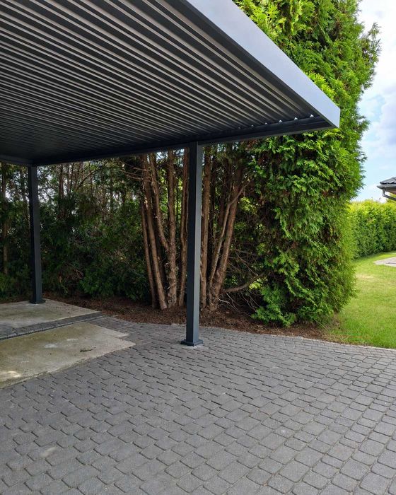 Wiata garażowa na samochód CarPort 5×3 m / stalowa / solidna konstrukcja
