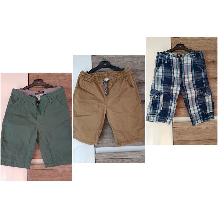 Krótkie spodenki chłopięce H&M, F&F, CUBUS 152/158