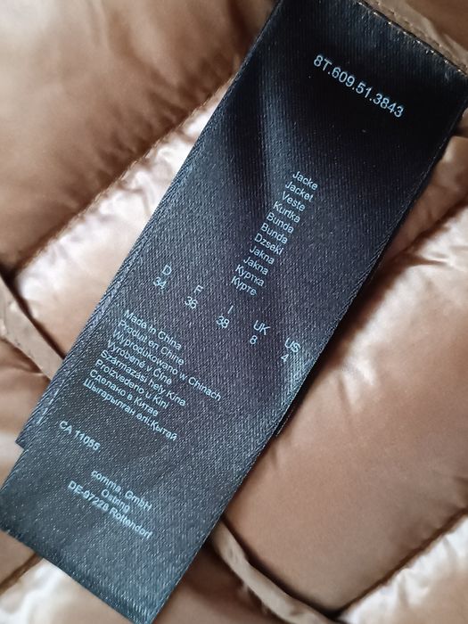 Брендовая куртка . Пух - перо . Р 46 .