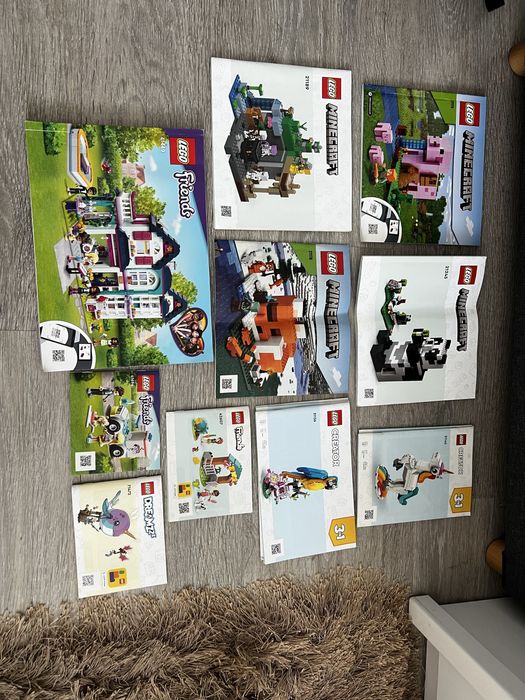 Klocki lego mix minecraft friends creator