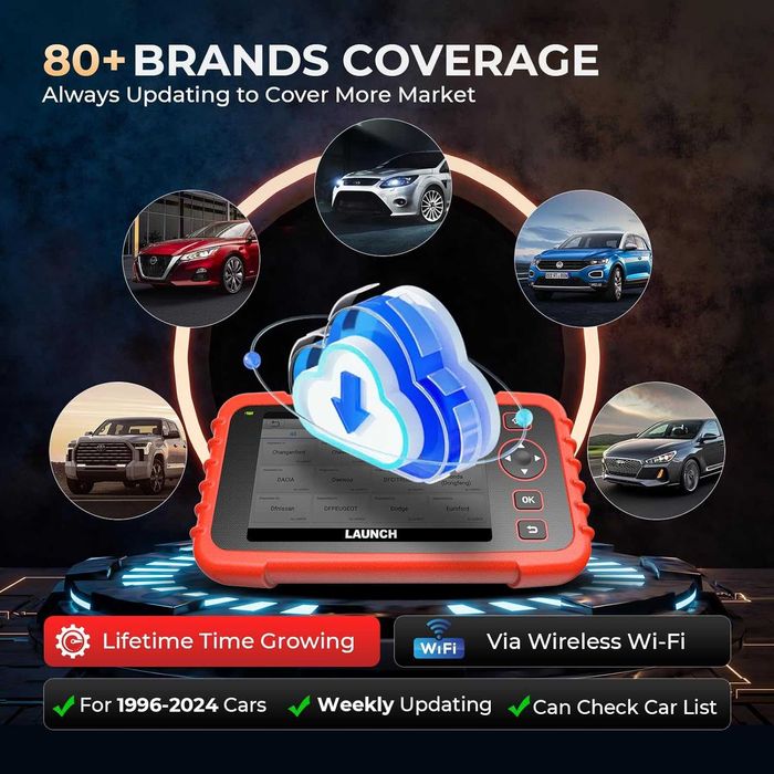 Launch CRP129X V2 Maquina Diagnostico OBD Actualizações Grátis (NOVO)