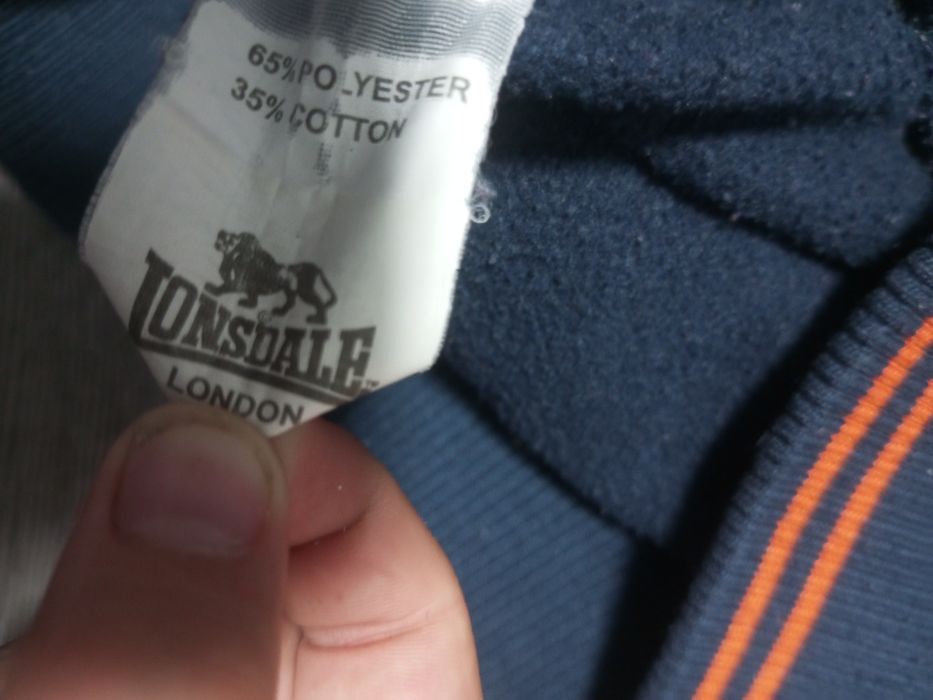 Вінтажний світшот Lonsdale big logo