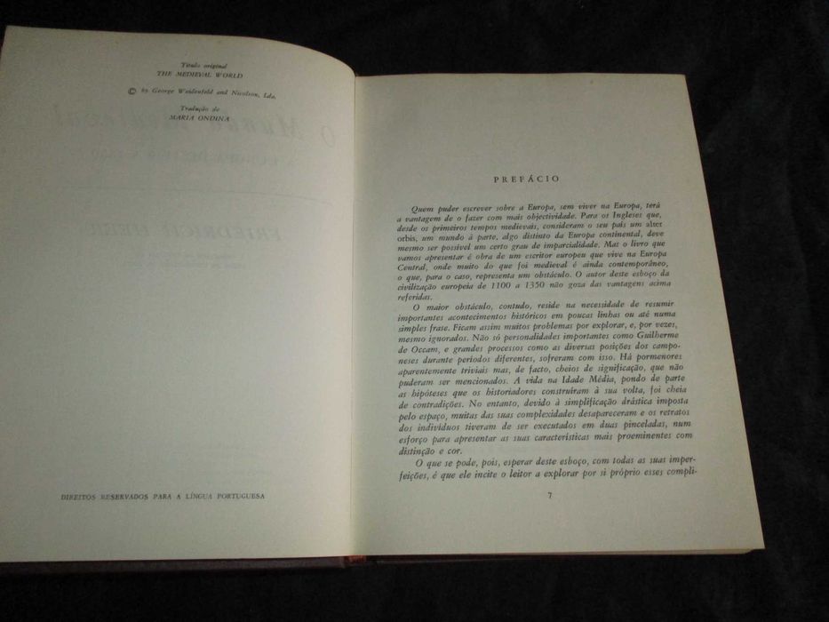 Livro O Mundo Medieval Friedrich Heer Arcádia