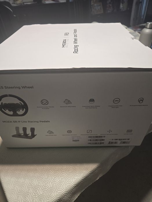 MOZA Racing R3  Conjunto Volante+Pedais