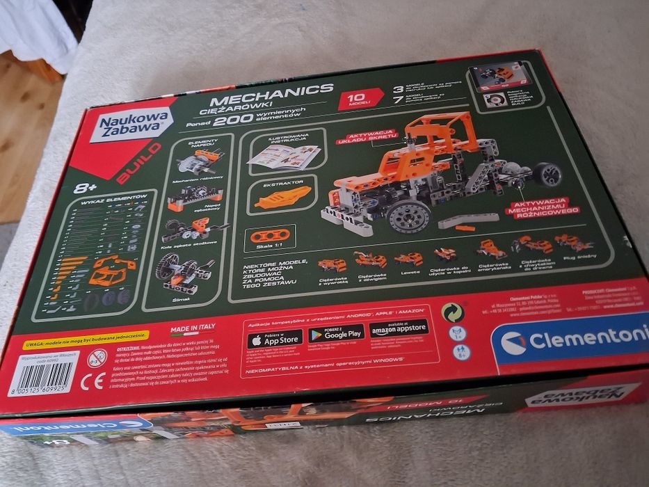Mechanics ciężarówki clementoni