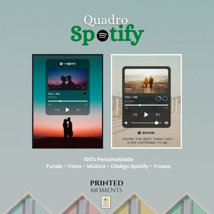 Placa Spotify + led + mapa das estrelas (presente natal)