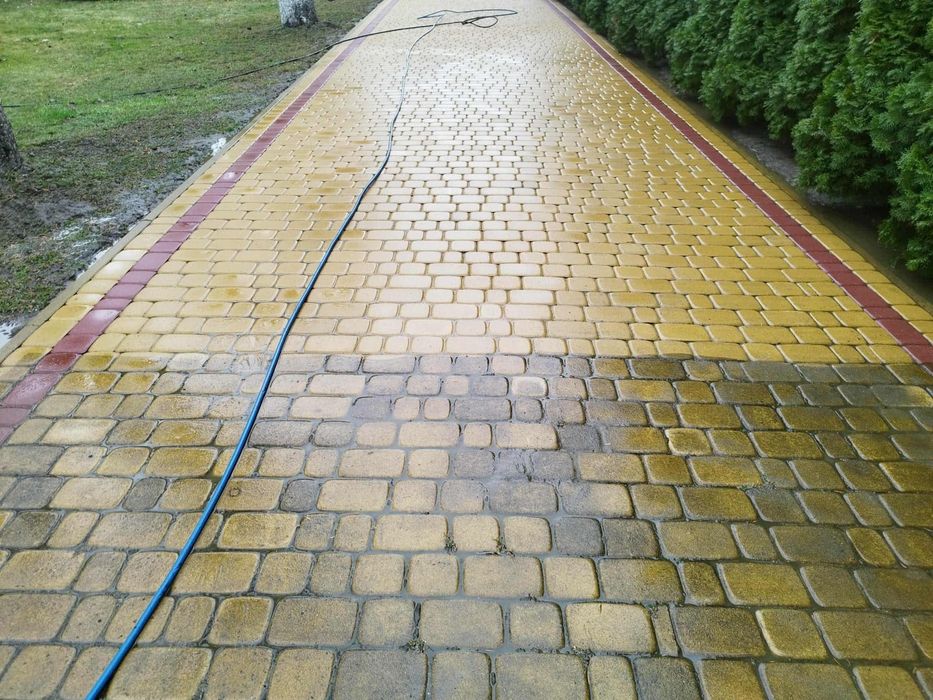 Mycie elewacji Mycie kostki brukowej Mycie dachu