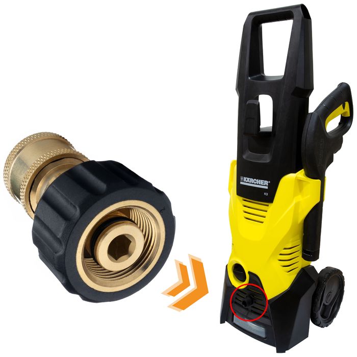 Adapter M22 do Akcesoriów | 200 bar, 90°C, 40 l/min