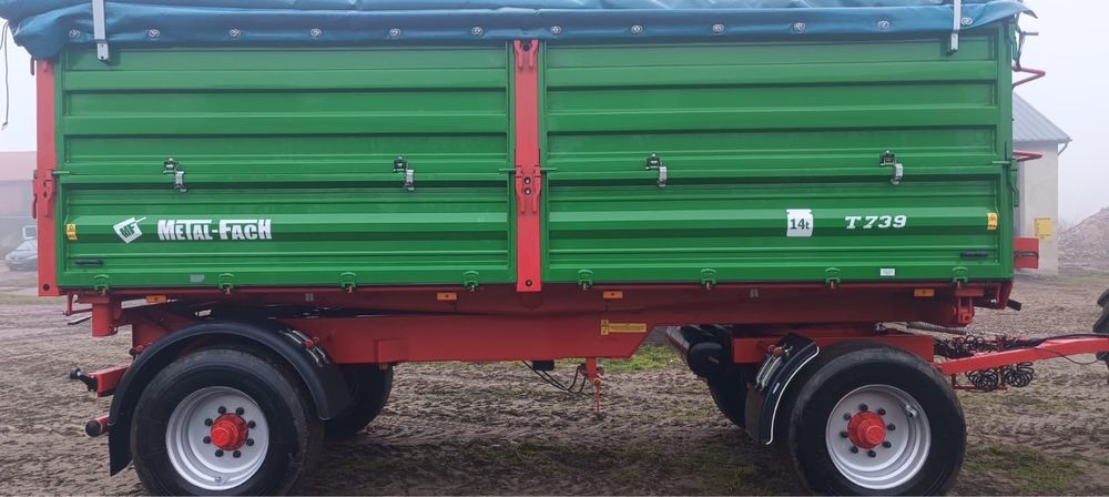 Przyczepa Metal-Fach T739 14t