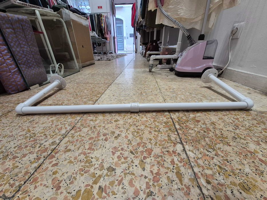 Charriot de Parede Industrial /barra para pendurar roupa