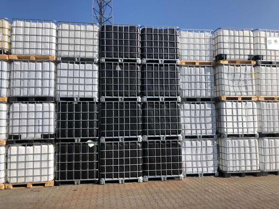 Zbiornik mauzer 1000l IBC paleta drewniana