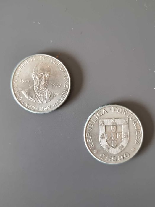 Moedas das décadas de 70, 80 e 90