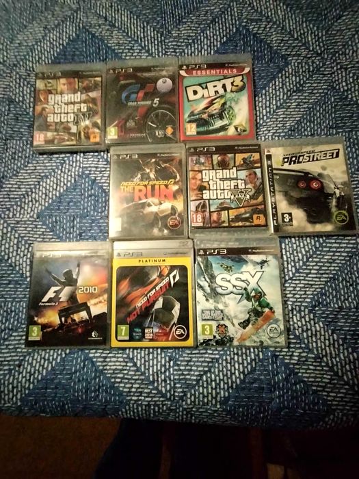 Lote de jogos PS 3 em ótimo estado