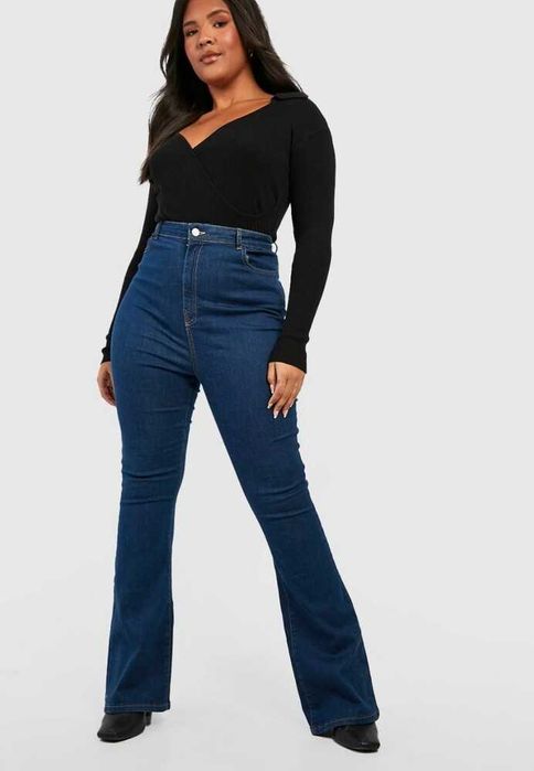 Boohoo боді рубчик