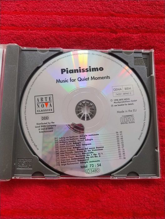 CD  Pianissimo - Music for Quiet Moments
