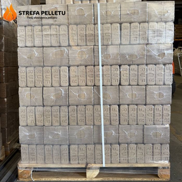 Brykiet drzewny ruf PREMIUM kostka liściasty-dębowy