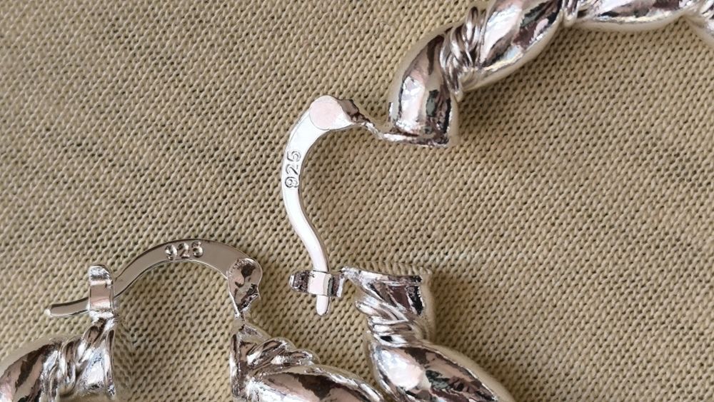 Сережки великі 925 проба, Китай