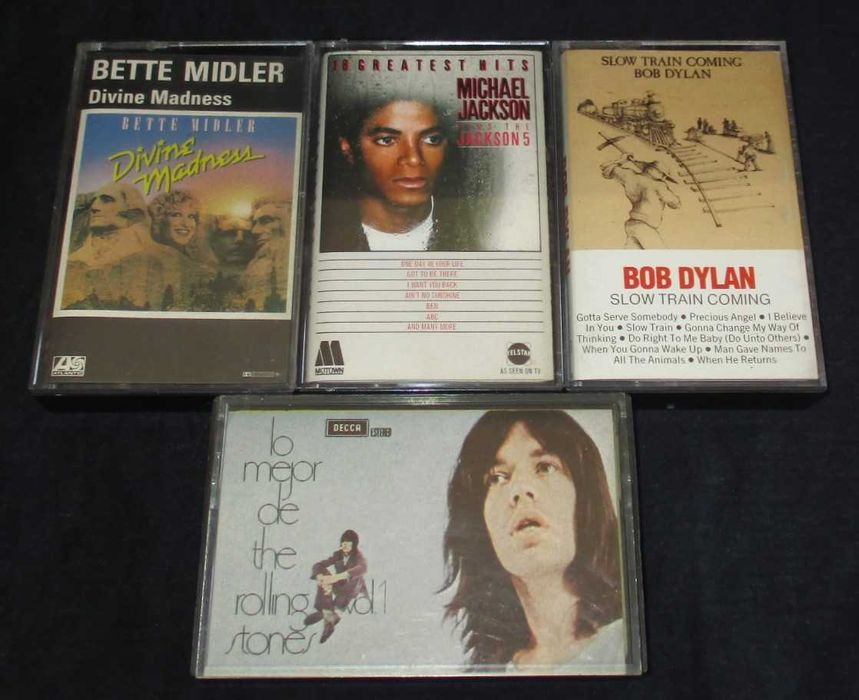 Conjunto de Cassetes K7 Audio Originais Bob Dylan