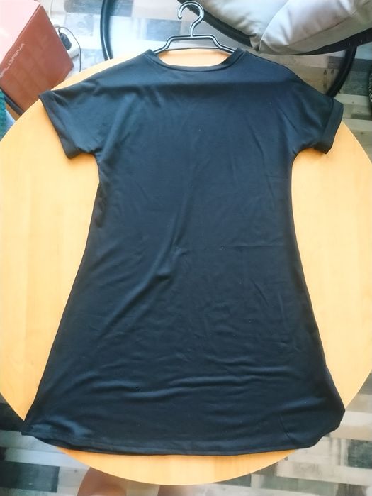 Czarna sukienka krótka S 36