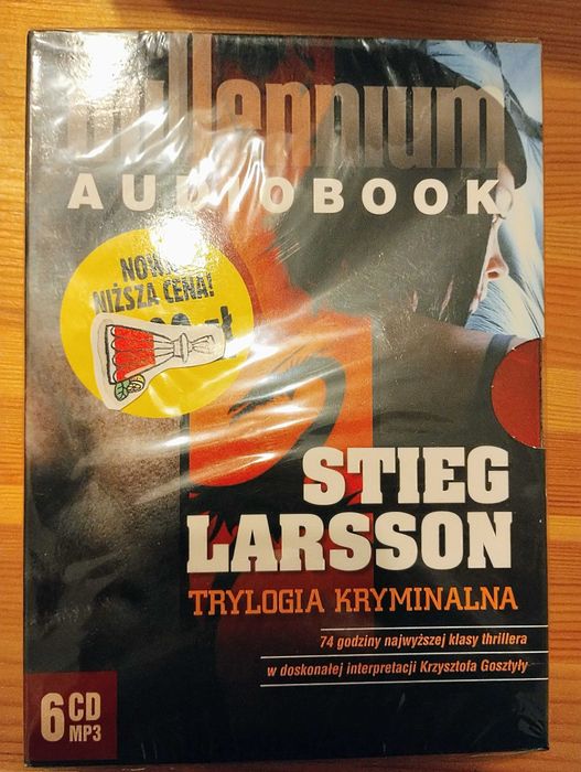 Audiobook Millenium Trylogia Stieg Larsson nowe zafoliowane!